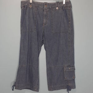 Ladies Sigrid Olsen NWT Denim Cropped Jeans Size 10